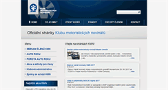 Desktop Screenshot of kmn.cz