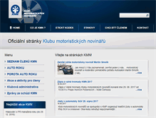 Tablet Screenshot of kmn.cz